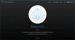 Desktop Screenshot of patternfly.org